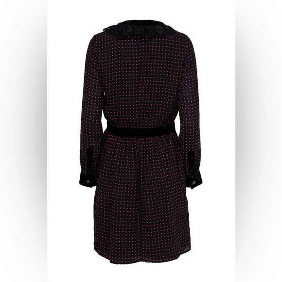 NWT THE KOOPLES Embellished Polka-Dot Dress - Picture 4 of 12